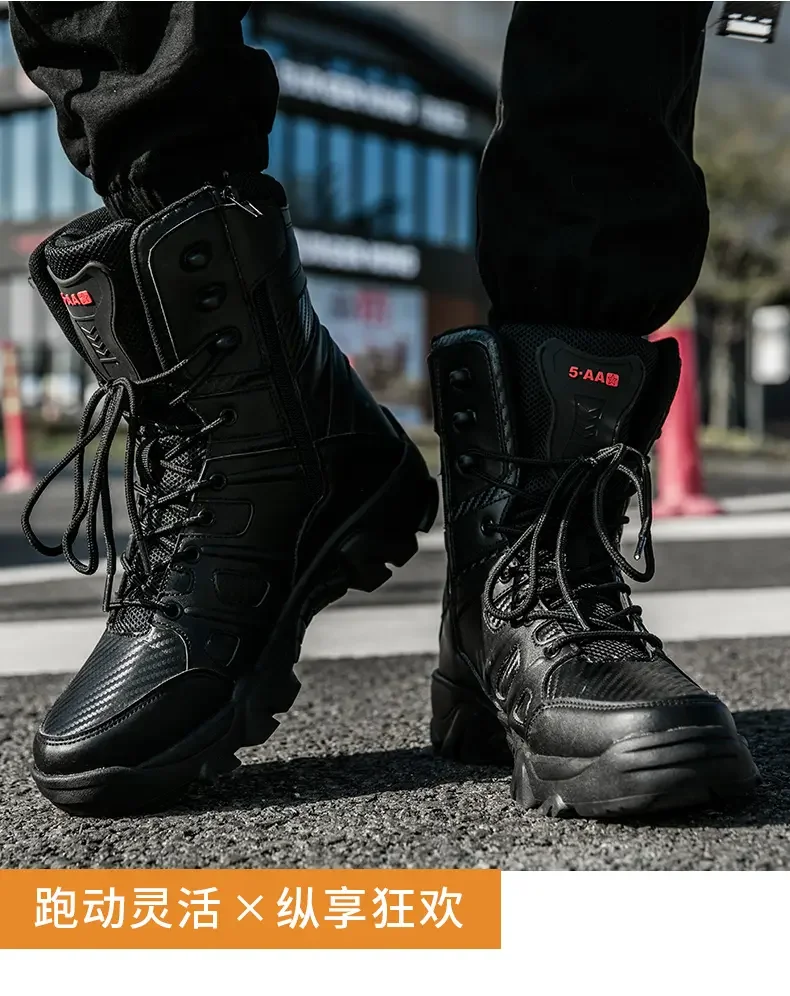 Bottes d'alpinisme décontractées pour hommes, chaussures montantes, sports de plein air, grande taille, zones bre, automne