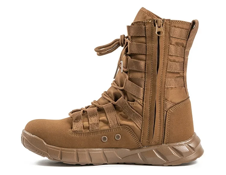 Bottes de randonnée légères et respirantes pour hommes, chaussures de rinçage dans la jungle, chaussures de désert confortables, randonnée en plein air