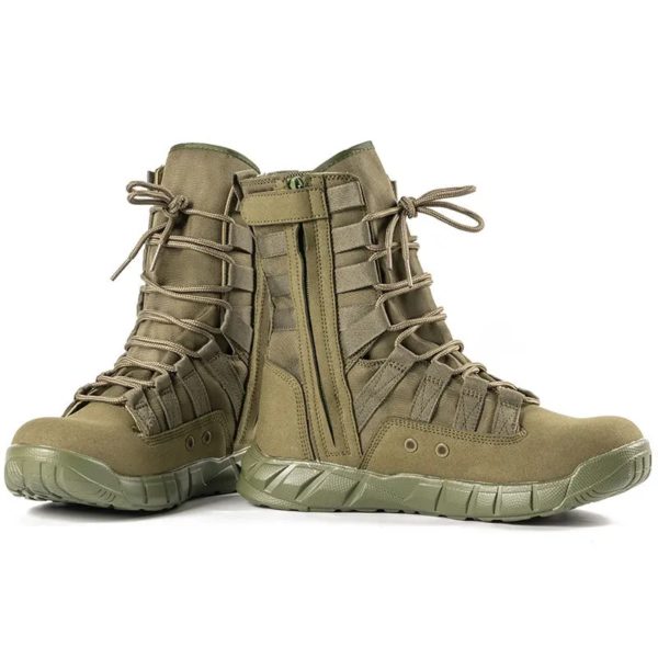 Bottes de randonnée légères et respirantes pour hommes, chaussures de rinçage dans la jungle, chaussures de désert confortables, randonnée en plein air – Image 5