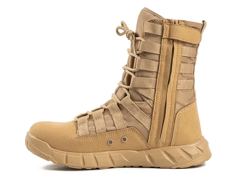 Bottes de randonnée légères et respirantes pour hommes, chaussures de rinçage dans la jungle, chaussures de désert confortables, randonnée en plein air