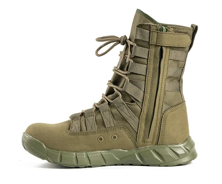 Bottes de randonnée légères et respirantes pour hommes, chaussures de rinçage dans la jungle, chaussures de désert confortables, randonnée en plein air