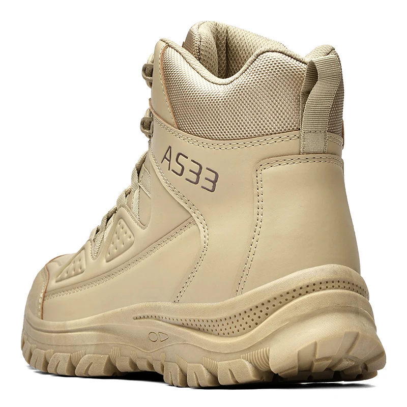 Bottes de saut dans le désert imperméables pour hommes, chaussures d'extérieur, d'escalade, de randonnée, de sécurité, de travail, de rinçage