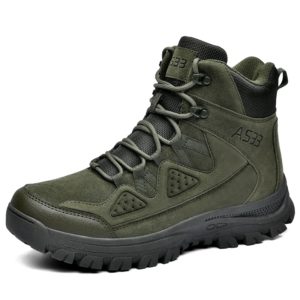 Bottes de saut dans le désert imperméables pour hommes, chaussures d'extérieur, d'escalade, de randonnée, de sécurité, de travail, de rinçage