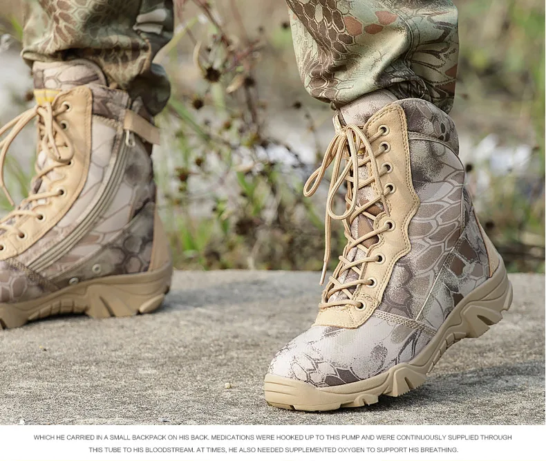 Bottes en cuir imperméables pour hommes, chaussures de travail décontractées, bottes de printemps Skip Rinse, imprimé dans le désert, DulBoots, 2024