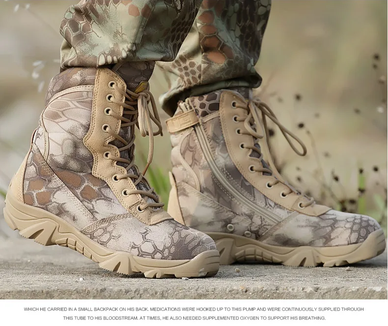 Bottes en cuir imperméables pour hommes, chaussures de travail décontractées, bottes de printemps Skip Rinse, imprimé dans le désert, DulBoots, 2024