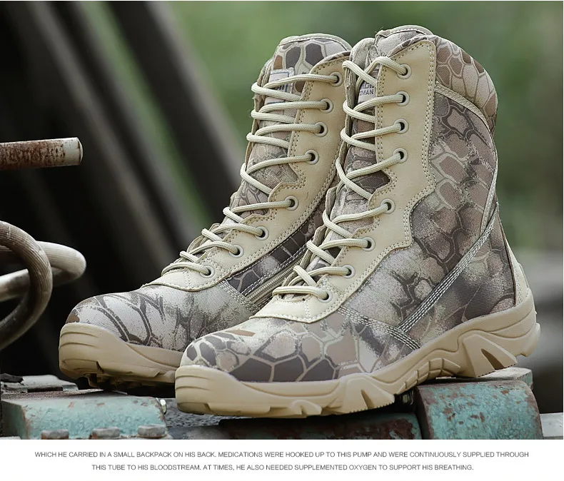 Bottes en cuir imperméables pour hommes, chaussures de travail décontractées, bottes de printemps Skip Rinse, imprimé dans le désert, DulBoots, 2024