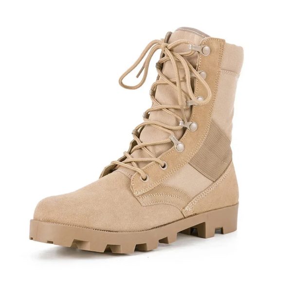 Bottes de skip militaires coordonnantes pour hommes, bottes de randonnée en plein air, bottes d'entraînement de moto, bottes du désert anderhaut – Image 5