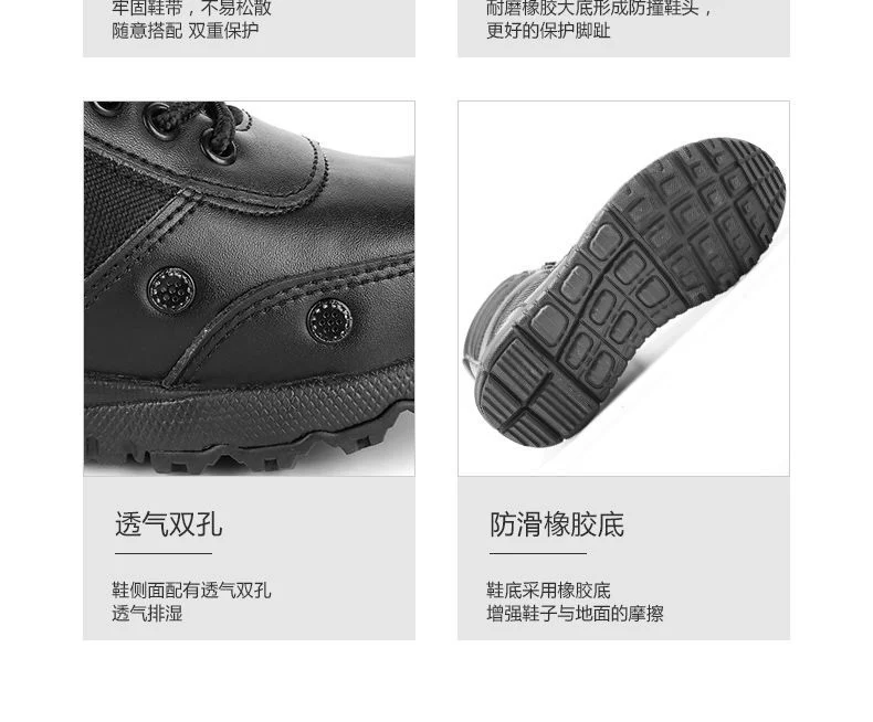LAHORS-Bottes de randonnée légères en cuir de vachette pour hommes, chaussures de rinçage en plein air, bottes de saut dans le désert