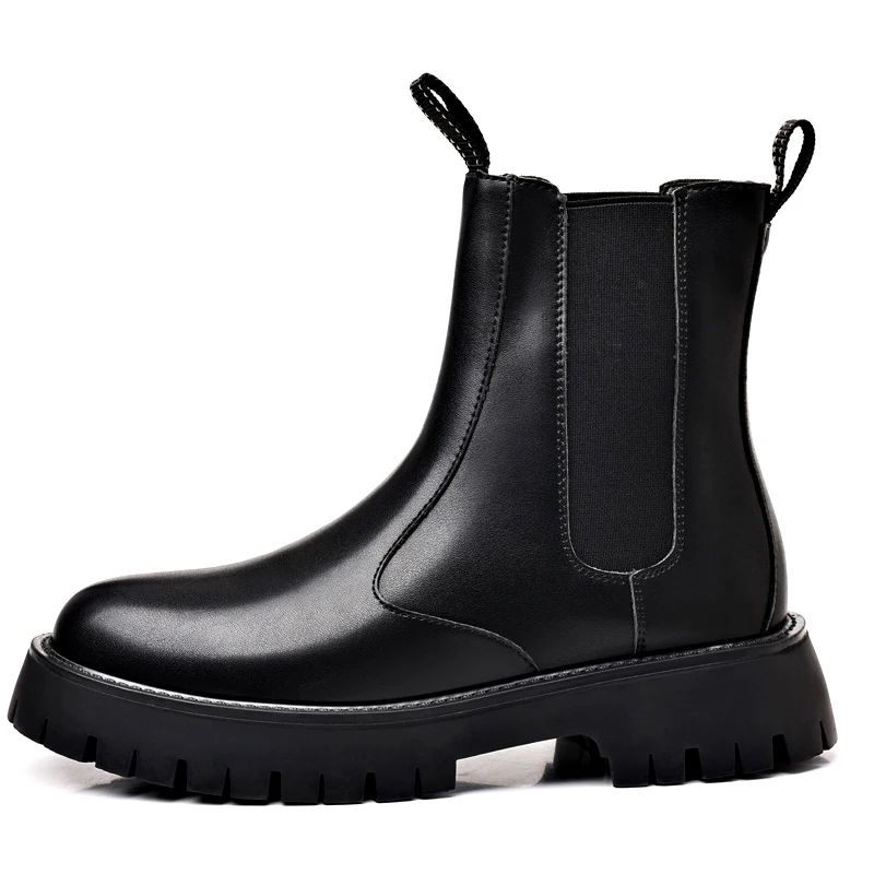 Bottes montantes pour hommes, Styles de conception à la mode, Loisirs en plein air, ix, Belle américains, Classique, Noir, Nouveau, 03 Chaussures