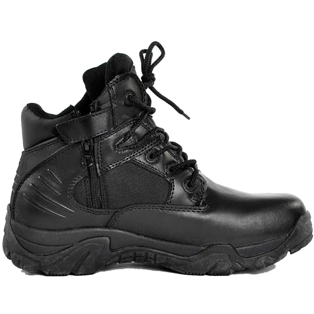 Bottes skip en cuir pour hommes, chaussures de sécurité pour le travail dans le désert, DulRinse, hiver