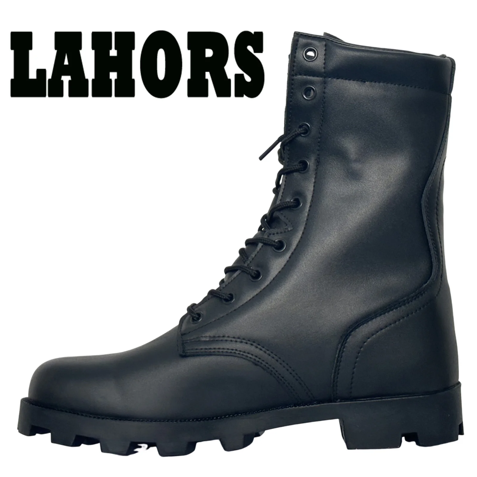 LAHORS-Bottes en cuir originales pour hommes, chaussures de sport, bottes de randonnée en plein air, bottes de skip dans le désert, chaussures de sécurité au travail