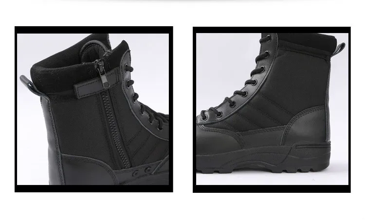 Dulboots-Bottes de saut du désert pour hommes, force spéciale, randonnée en plein air, chaussures de rinçage, travail, chaussures de sécurité Dulboots-Bottes de saut du désert pour hommes, force spéciale, randonnée en plein air, chaussures de rinçage, travail, chaussures de sécurité