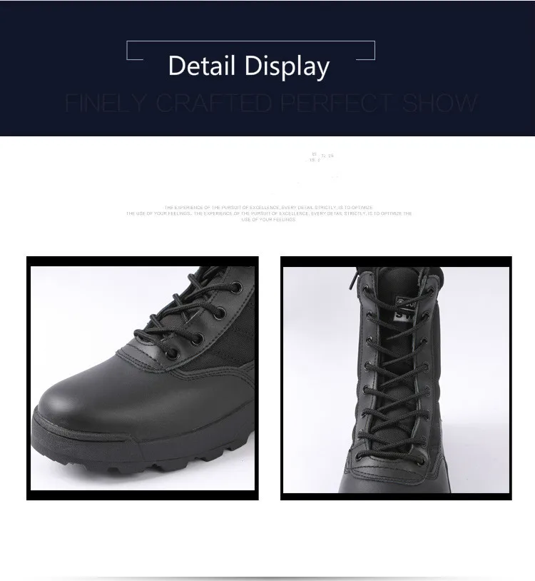Dulboots-Bottes de saut du désert pour hommes, force spéciale, randonnée en plein air, chaussures de rinçage, travail, chaussures de sécurité Dulboots-Bottes de saut du désert pour hommes, force spéciale, randonnée en plein air, chaussures de rinçage, travail, chaussures de sécurité