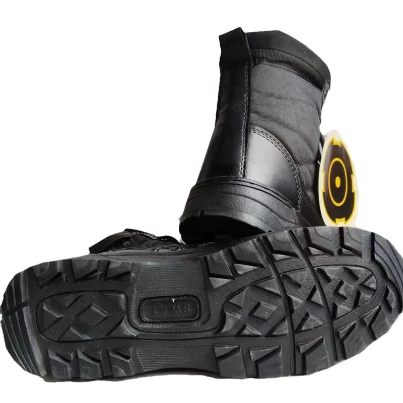 Bottes de randonnée en plein air noires pour hommes, chaussures de sécurité de travail, chaussures de rinçage, adaptées au saut du désert, mode spéciale