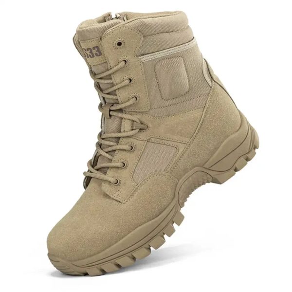 Nonald-Bottes de randonnée en cuir véritable pour hommes, Chaussures de créateurs, Baskets pour hommes, dehors, 4 ans à 12 ans, Hospitalité