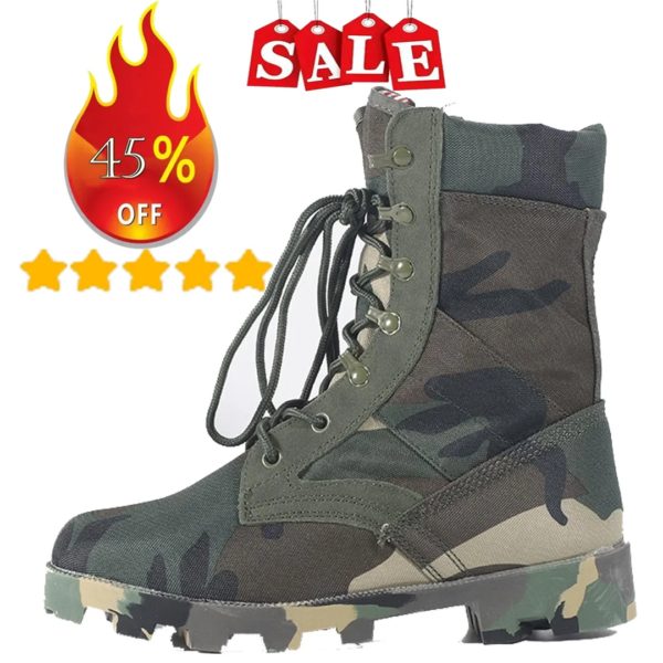 Camfloug-Bottes de randonnée en plein air pour hommes, chaussures d'entraînement tout-terrain dans le désert, chaussures montantes dans la jungle, DulBotas, offre spéciale, nouveau, 2023 – Image 3