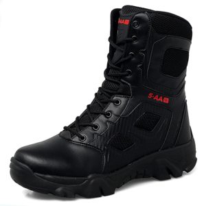 Bottes de sécurité imperméables de l'armée de la force spéciale pour hommes, chaussures de moto pour hommes, bottes skip DulBoots, rinçage au travail, hiver 2024
