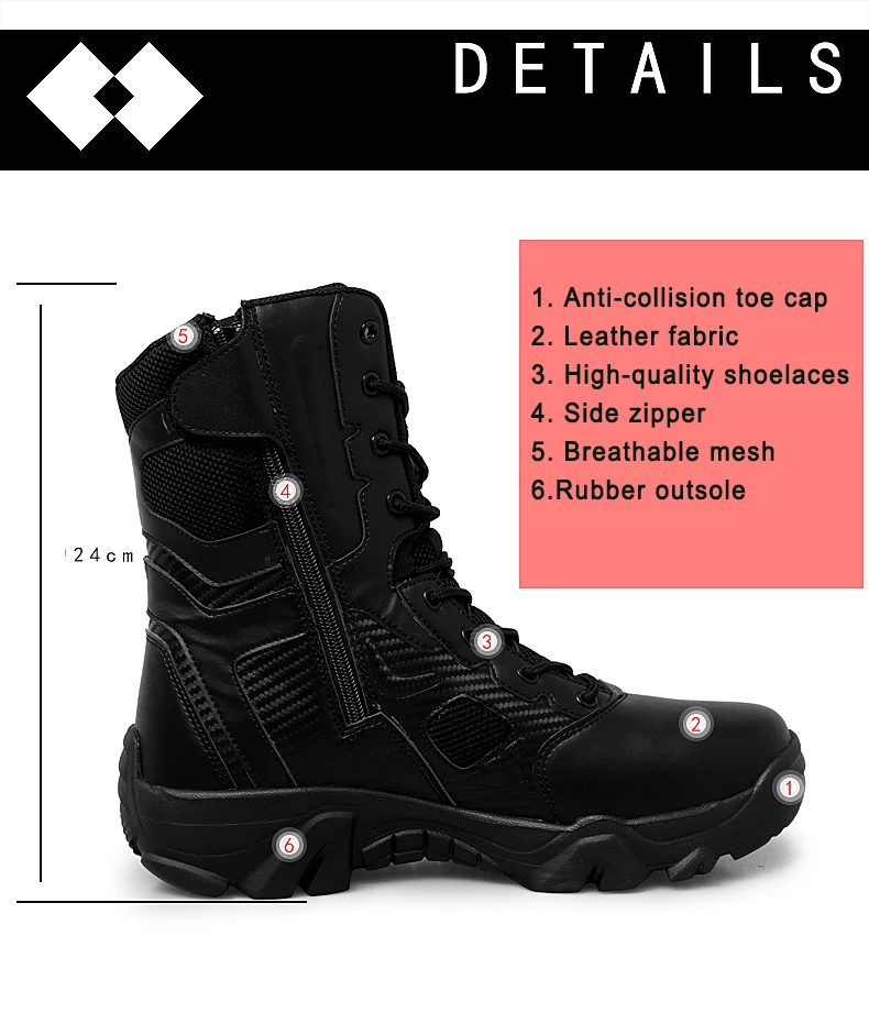 Bottes de sécurité imperméables de l'armée de la force spéciale pour hommes, chaussures de moto pour hommes, bottes skip DulBoots, rinçage au travail, hiver 2024 Bottes de sécurité imperméables de l'armée de la force spéciale pour hommes, chaussures de moto pour hommes, bottes skip DulBoots, rinçage au travail, hiver 2024