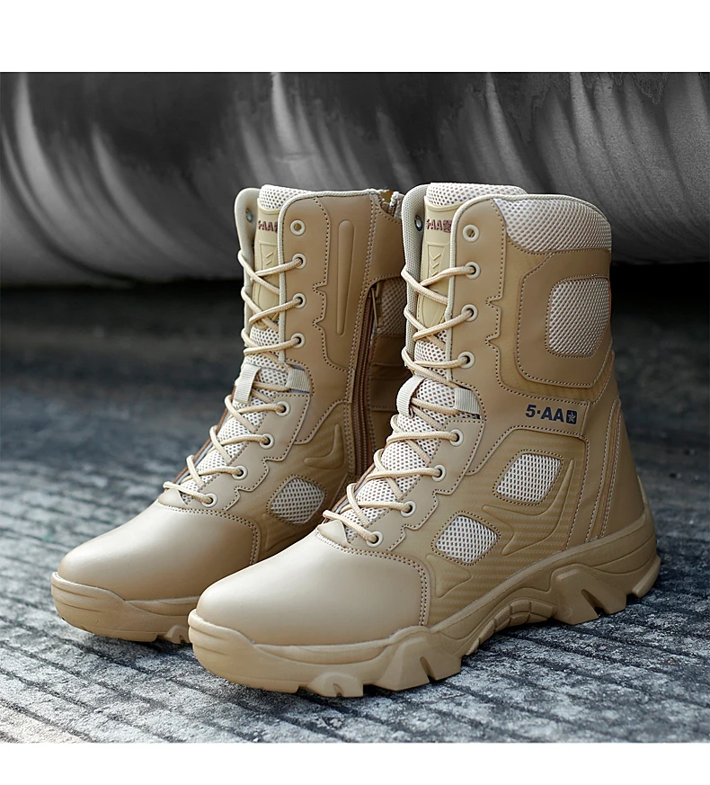 Bottes de sécurité imperméables de l'armée de la force spéciale pour hommes, chaussures de moto pour hommes, bottes skip DulBoots, rinçage au travail, hiver 2024 Bottes de sécurité imperméables de l'armée de la force spéciale pour hommes, chaussures de moto pour hommes, bottes skip DulBoots, rinçage au travail, hiver 2024