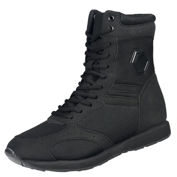 Bottes de randonnée militaires ultralégères et hautes, chaussures de désert légères et respirantes, bottes de skip noires, chaussures de randonnée portables
