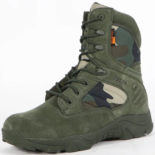 Desert Dulboots-Bottes d'entraînement militaire GérField pour hommes et femmes, chaussures de travail de l'armée, chaussures d'alpinisme en plein air, chaussures de randonnée – Image 6