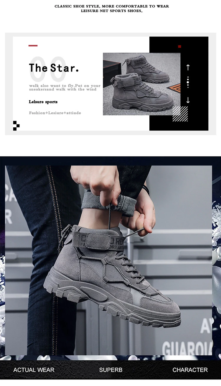 Bottes de skip militaires pour hommes, bottes de rinçage, chaussures de randonnée en plein air, légères, bottes du désert, chaussures de travail, 2024 Bottes de skip militaires pour hommes, bottes de rinçage, chaussures de randonnée en plein air, légères, bottes du désert, chaussures de travail, 2024