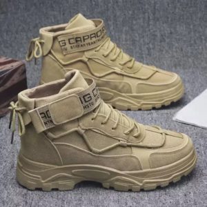 Bottes de skip militaires pour hommes, bottes de rinçage, chaussures de randonnée en plein air, légères, bottes du désert, chaussures de travail, 2024