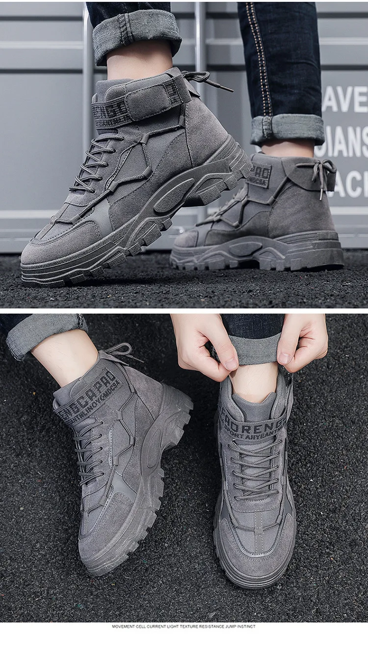 Bottes de skip militaires pour hommes, bottes de rinçage, chaussures de randonnée en plein air, légères, bottes du désert, chaussures de travail, 2024 Bottes de skip militaires pour hommes, bottes de rinçage, chaussures de randonnée en plein air, légères, bottes du désert, chaussures de travail, 2024