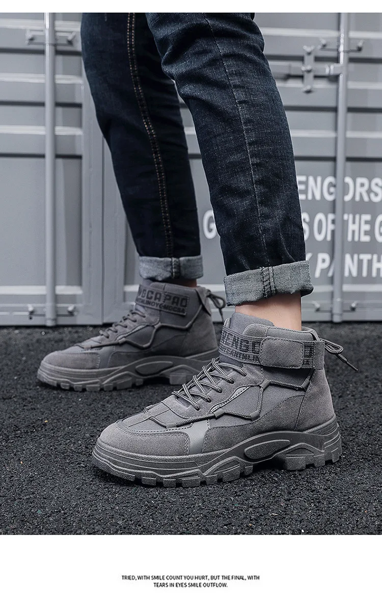 Bottes de skip militaires pour hommes, bottes de rinçage, chaussures de randonnée en plein air, légères, bottes du désert, chaussures de travail, 2024 Bottes de skip militaires pour hommes, bottes de rinçage, chaussures de randonnée en plein air, légères, bottes du désert, chaussures de travail, 2024