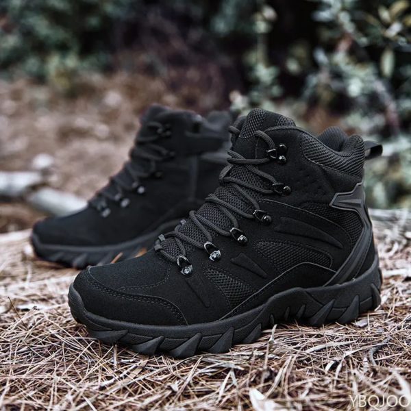 Bottes de randonnée en plein air pour hommes, bottes de moto dans le désert, Zapatos Zbre, hiver, nouveau – Image 3