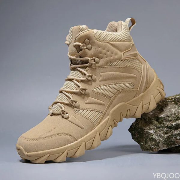 Bottes de randonnée en plein air pour hommes, bottes de moto dans le désert, Zapatos Zbre, hiver, nouveau – Image 2