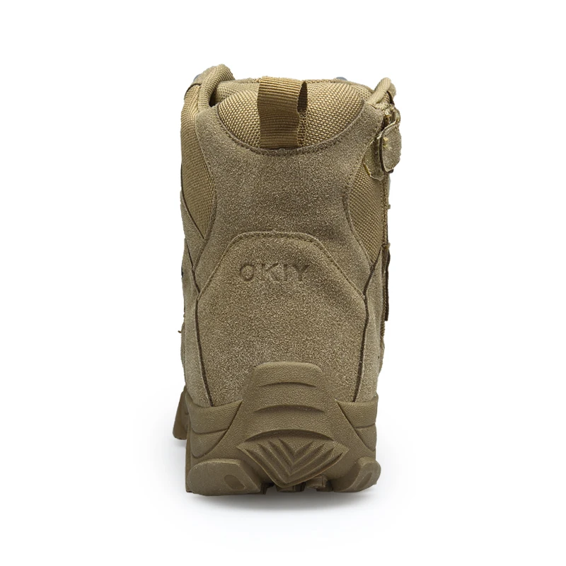 Bottines militaires décontractées pour hommes, chaussures de sécurité à plate-forme de Combat tactique, de l'armée, de randonnée, de travail