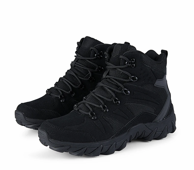 Bottes militaires décontractées pour hommes, chaussures de randonnée, baskets pour hommes, sports et loisirs, mocassins à plateforme