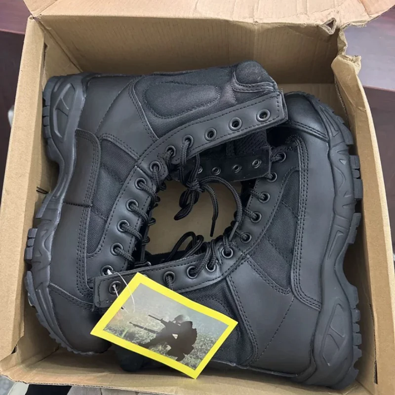 Bottes de sport en cuir pour hommes, bottines de randonnée en plein air, de désert, de rinçage, nouvelle collection