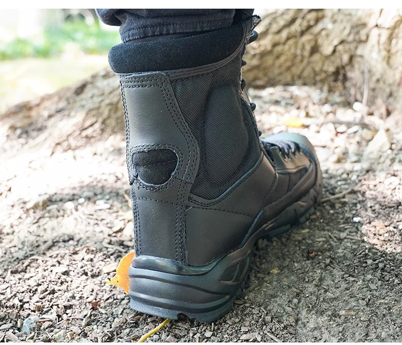 Bottes de sport en cuir pour hommes, bottines de randonnée en plein air, de désert, de rinçage, nouvelle collection