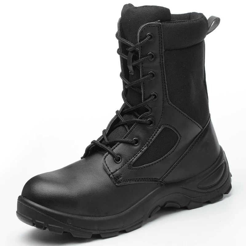 Bottes de travail et de sécurité pour hommes, chaussures de protection, anti-écrasement, bottes de saut dans le désert, bottes Parker en acier, perforation, extérieur