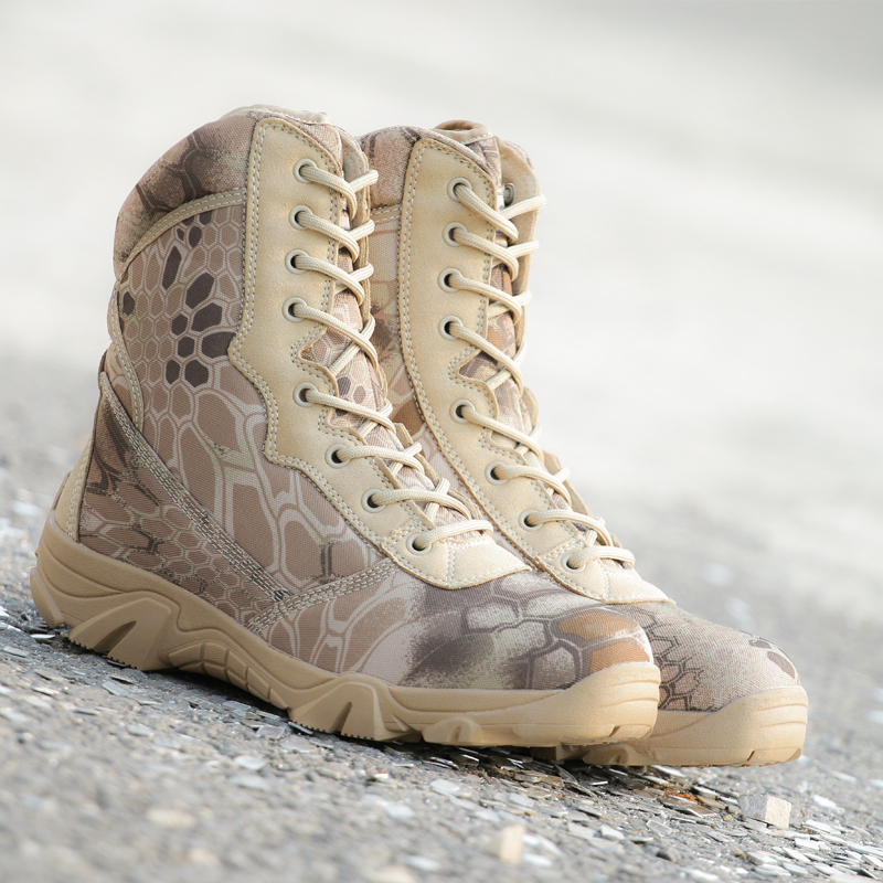 DulMilitary-Bottes de randonnée authentiques pour hommes, chaussures de l'armée américaine, chasse, trekking, camping, canadisme, travail d'hiver, 2021