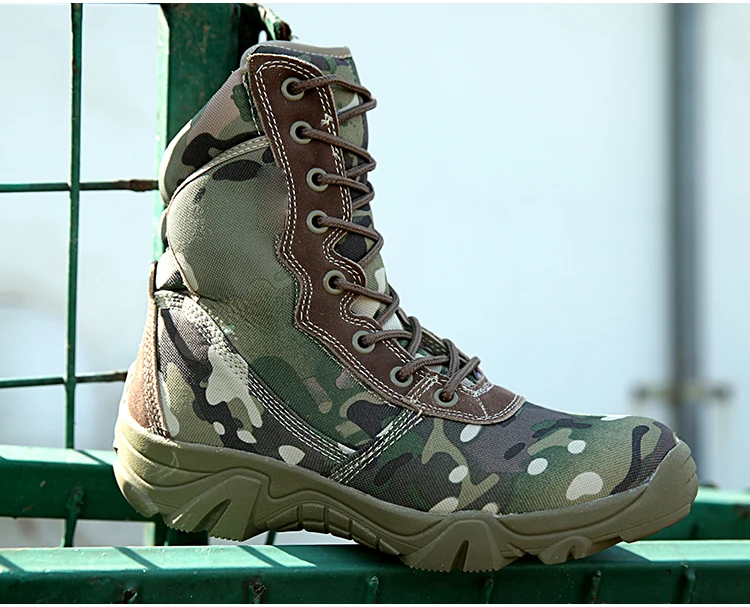 DulMilitary-Bottes de randonnée authentiques pour hommes, chaussures de l'armée américaine, chasse, trekking, camping, canadisme, travail d'hiver, 2021