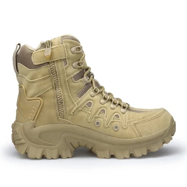 Bottes militaires pour hommes, chaussures de sécurité au travail, bottes de moto, botte de rinçage pour hommes, grande taille 39-46