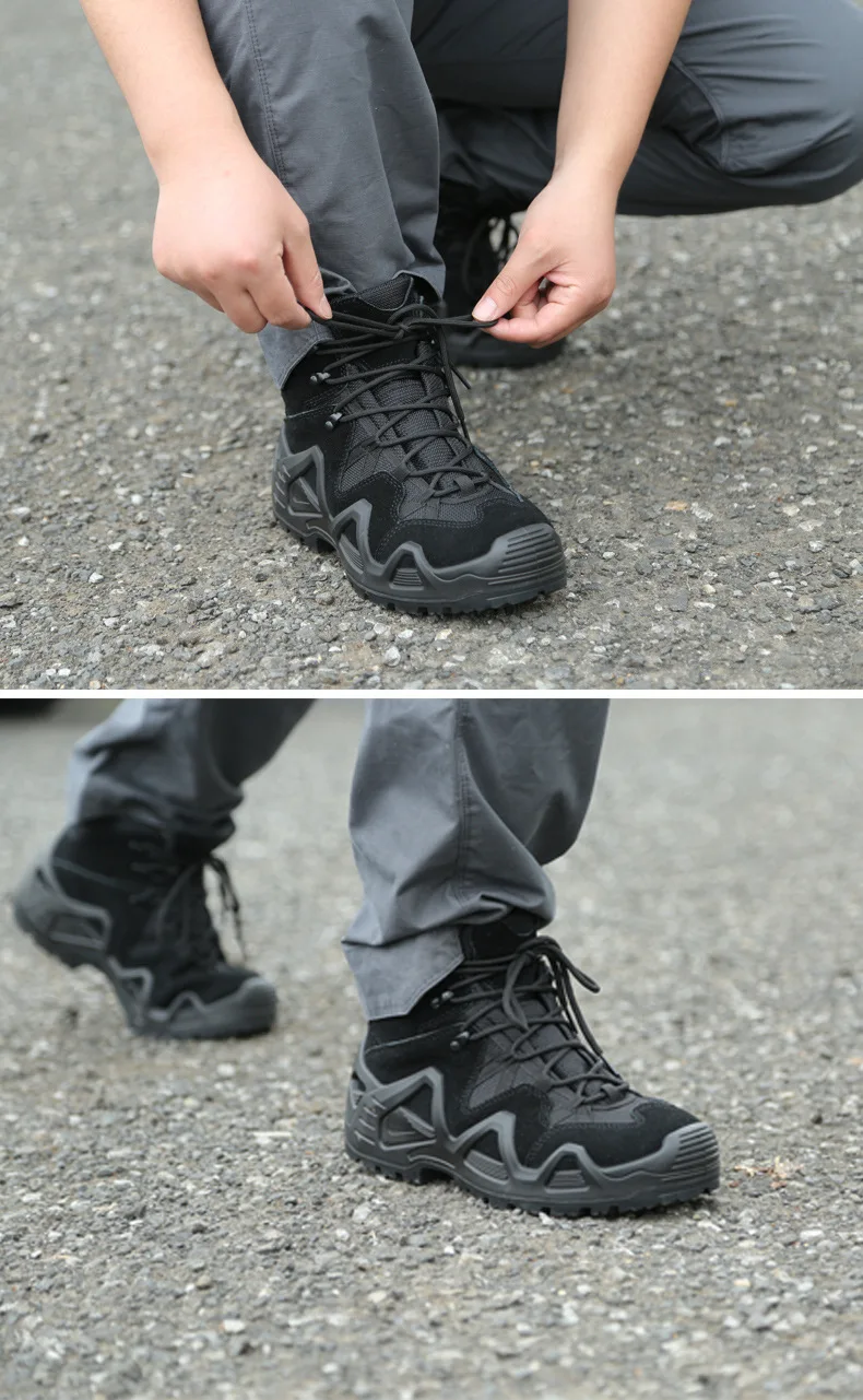 Bottes de rinçage de chasse décontractées pour hommes, bottes de travail de randonnée en plein air, chaussures de moto Bottes de rinçage de chasse décontractées pour hommes, bottes de travail de randonnée en plein air, chaussures de moto
