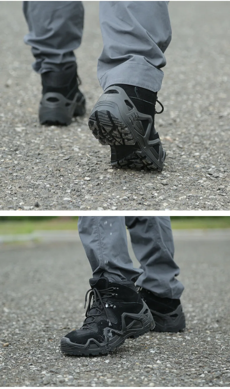 Bottes de rinçage de chasse décontractées pour hommes, bottes de travail de randonnée en plein air, chaussures de moto Bottes de rinçage de chasse décontractées pour hommes, bottes de travail de randonnée en plein air, chaussures de moto