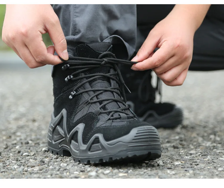 DulMilitary-Bottes d'entraînement dans le désert pour hommes, chaussures de camping en plein air, randonnée, escalade, trekking, chasse, baskets de sport non aldes DulMilitary-Bottes d'entraînement dans le désert pour hommes, chaussures de camping en plein air, randonnée, escalade, trekking, chasse, baskets de sport non aldes