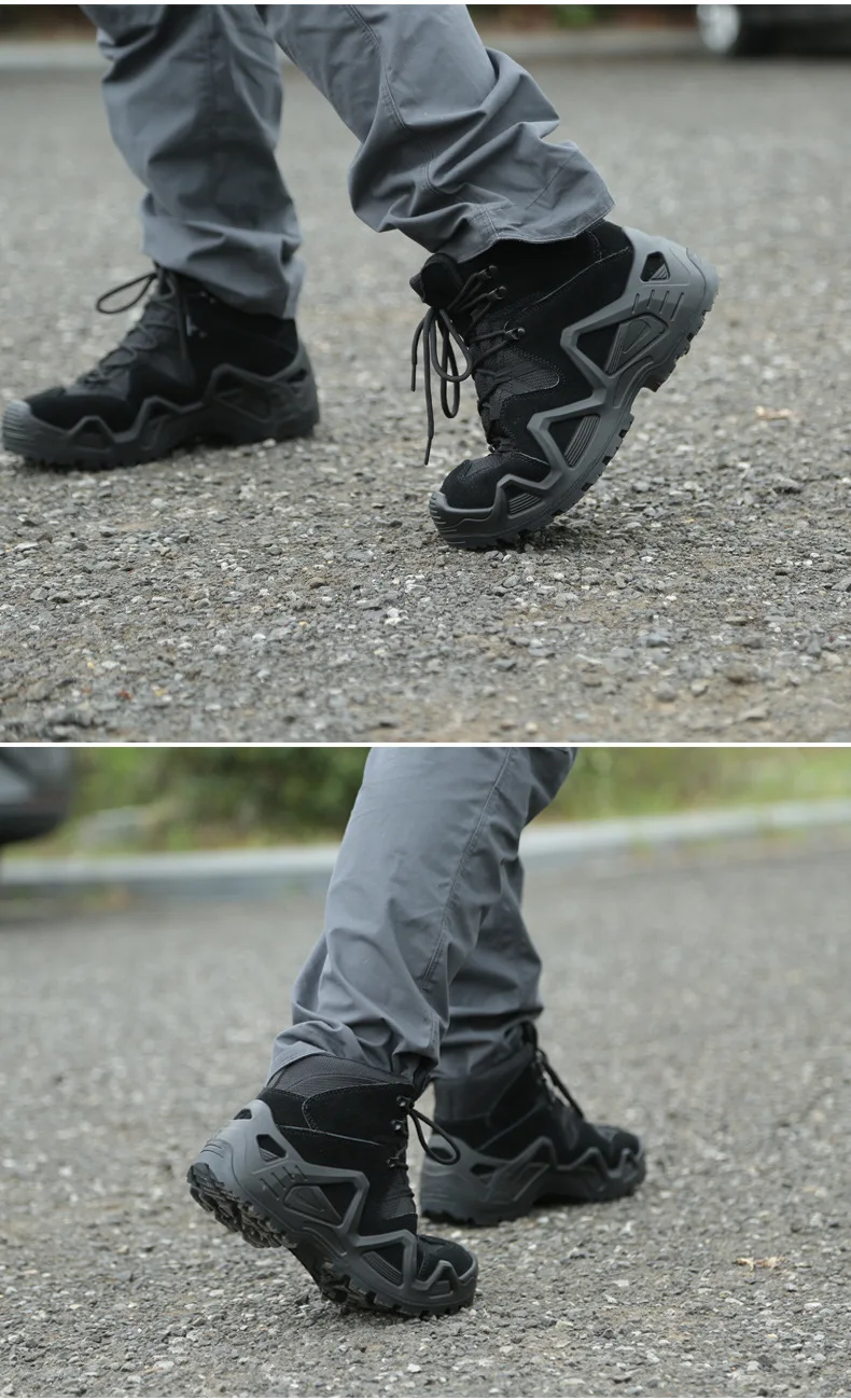 DulMilitary-Bottes d'entraînement dans le désert pour hommes, chaussures de camping en plein air, randonnée, escalade, trekking, chasse, baskets de sport non aldes DulMilitary-Bottes d'entraînement dans le désert pour hommes, chaussures de camping en plein air, randonnée, escalade, trekking, chasse, baskets de sport non aldes
