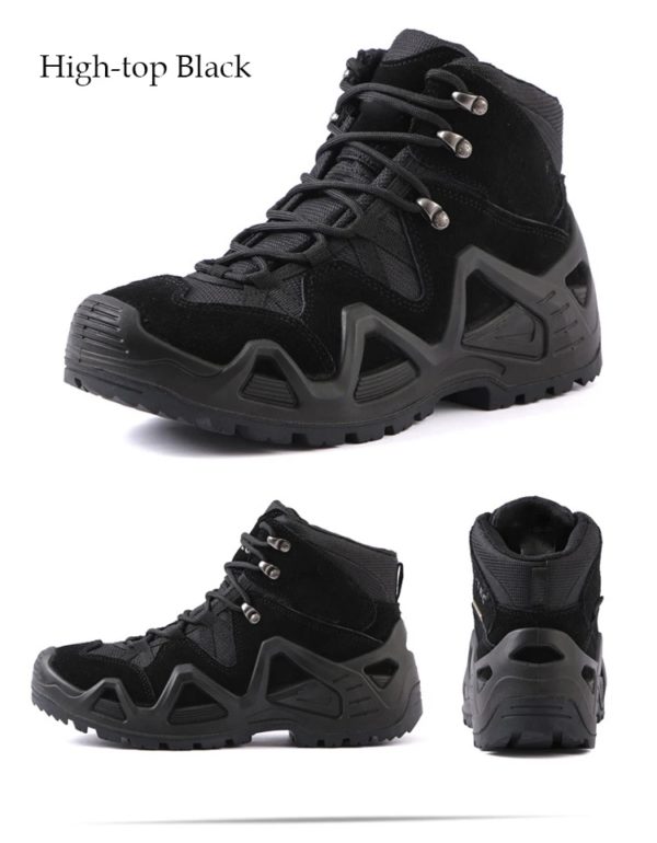 DulMilitary-Bottes d'entraînement dans le désert pour hommes, chaussures de camping en plein air, randonnée, escalade, trekking, chasse, baskets de sport non aldes – Image 6