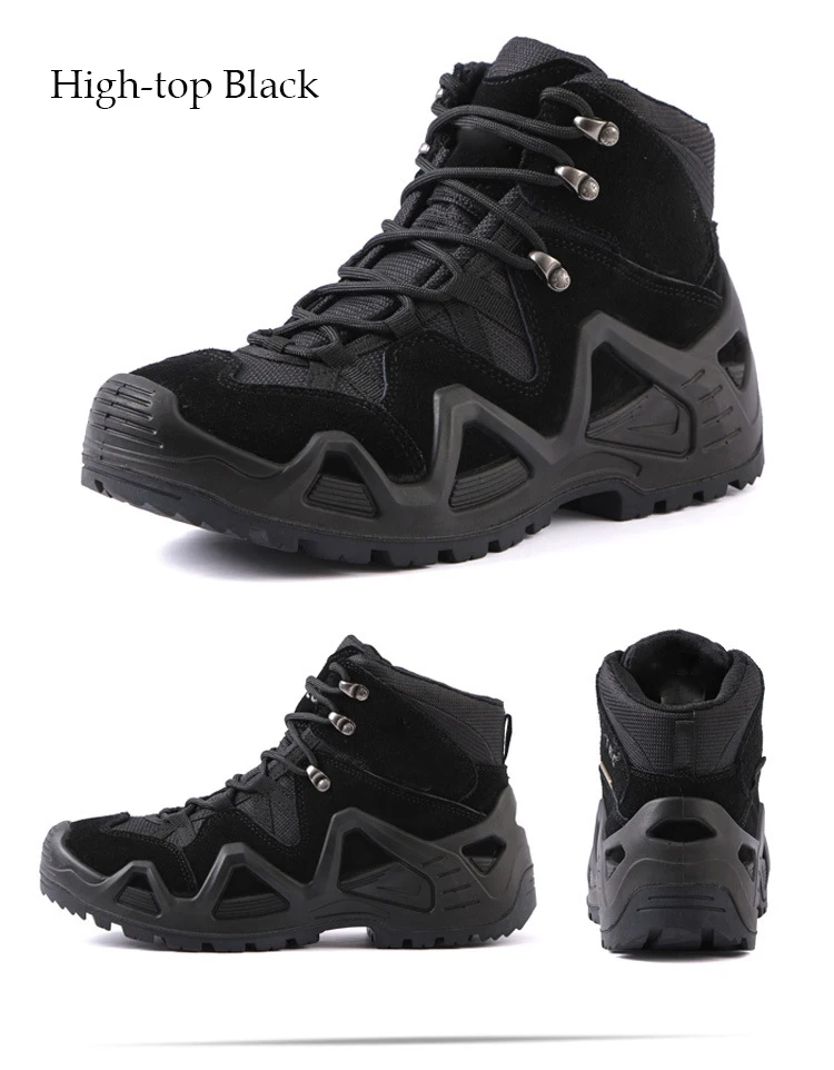 DulMilitary-Bottes d'entraînement dans le désert pour hommes, chaussures de camping en plein air, randonnée, escalade, trekking, chasse, baskets de sport non aldes DulMilitary-Bottes d'entraînement dans le désert pour hommes, chaussures de camping en plein air, randonnée, escalade, trekking, chasse, baskets de sport non aldes