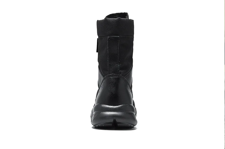 Bottes de randonnée dans le désert respirantes pour hommes, chaussures montantes, escalade en plein air, canadisme, chaussures de l'armée, bottes Dulskip légères, été