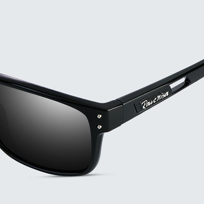 Lunettes de soleil carrées polarisées pour hommes, lunettes de conduite, lunettes de pêche, mode sportive, UV400, TR90