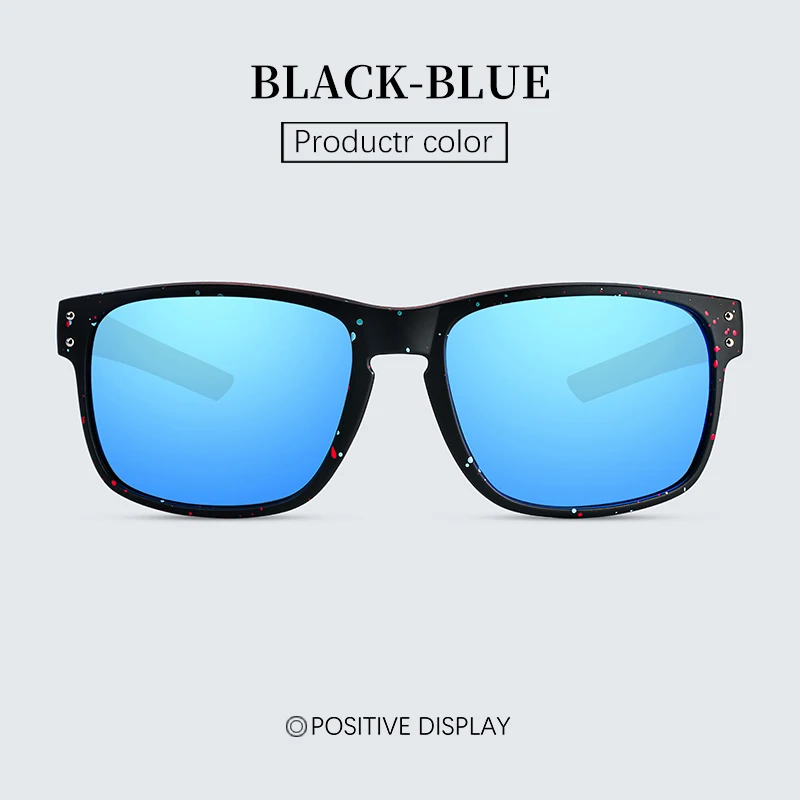 Lunettes de soleil carrées polarisées pour hommes, lunettes de conduite, lunettes de pêche, mode sportive, UV400, TR90