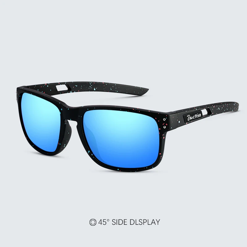 Lunettes de soleil carrées polarisées pour hommes, lunettes de conduite, lunettes de pêche, mode sportive, UV400, TR90