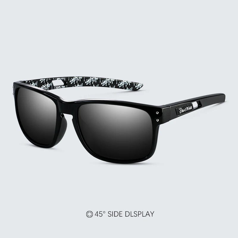 Lunettes de soleil carrées polarisées pour hommes, lunettes de conduite, lunettes de pêche, mode sportive, UV400, TR90